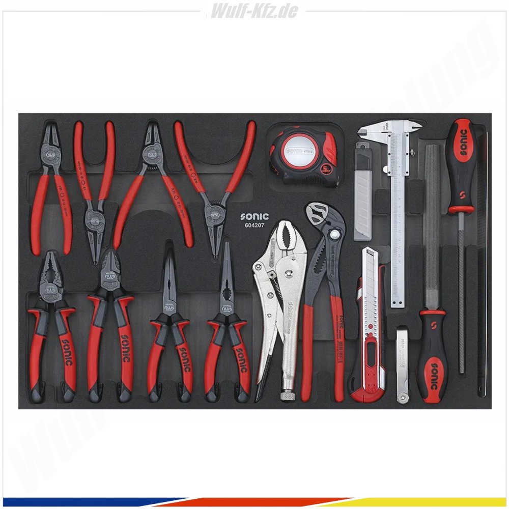 Sonic gefüllter Werkstattwagen NEXT S9 MOTORCYCLE / 325-​tlg.